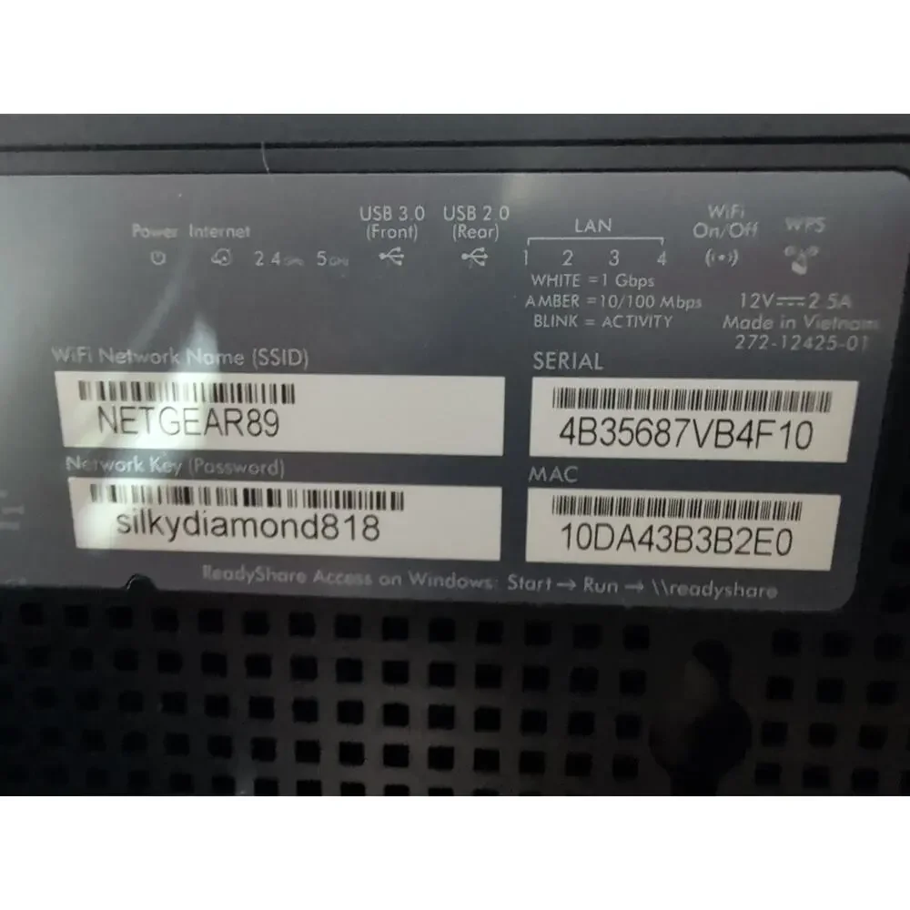 NETGEAR R6400 AC1750 Smart WiFi Router Wireless Router With Power Cord - Picture 11 of 12